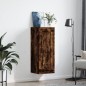 vidaXL Mobile a Parete Rovere Fumo 34,5x34x90 cm in Legno Multistrato vidaXL Mobile a Parete Rovere Fumo 34,5x34x90 cm in Legno Multistrato