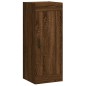 vidaXL Mobile a Parete Rovere Marrone 34,5x34x90 cm Legno Multistrato vidaXL Mobile a Parete Rovere Marrone 34,5x34x90 cm Legno Multistrato