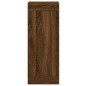 vidaXL Mobile a Parete Rovere Marrone 34,5x34x90 cm Legno Multistrato vidaXL Mobile a Parete Rovere Marrone 34,5x34x90 cm Legno Multistrato