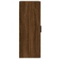 vidaXL Mobile a Parete Rovere Marrone 34,5x34x90 cm Legno Multistrato vidaXL Mobile a Parete Rovere Marrone 34,5x34x90 cm Legno Multistrato