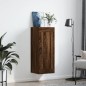 vidaXL Mobile a Parete Rovere Marrone 34,5x34x90 cm Legno Multistrato vidaXL Mobile a Parete Rovere Marrone 34,5x34x90 cm Legno Multistrato