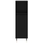 vidaXL Armadietto da Bagno Nero 30x30x100 cm in Legno Multistrato vidaXL Armadietto da Bagno Nero 30x30x100 cm in Legno Multistrato