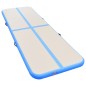 Tappetino Ginnastica Gonfiabile con Pompa 600x100x10 cm PVC Blu Tappetino Ginnastica Gonfiabile con Pompa 600x100x10 cm PVC Blu