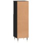 vidaXL Armadietto da Bagno Nero 30x30x100 cm in Legno Multistrato vidaXL Armadietto da Bagno Nero 30x30x100 cm in Legno Multistrato