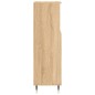 vidaXL Armadietto da Bagno Rovere Sonoma 30x30x100cm Legno Multistrato vidaXL Armadietto da Bagno Rovere Sonoma 30x30x100cm Legno Multistrato