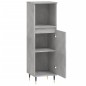 vidaXL Armadietto Bagno Grigio Cemento 30x30x100 cm Legno Multistrato vidaXL Armadietto Bagno Grigio Cemento 30x30x100 cm Legno Multistrato
