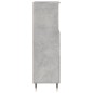 vidaXL Armadietto Bagno Grigio Cemento 30x30x100 cm Legno Multistrato vidaXL Armadietto Bagno Grigio Cemento 30x30x100 cm Legno Multistrato