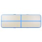 Tappetino Ginnastica Gonfiabile con Pompa 600x100x10 cm PVC Blu Tappetino Ginnastica Gonfiabile con Pompa 600x100x10 cm PVC Blu