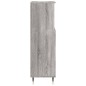 vidaXL Armadietto Bagno Grigio Sonoma 30x30x100cm in Legno Multistrato vidaXL Armadietto Bagno Grigio Sonoma 30x30x100cm in Legno Multistrato