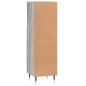 vidaXL Armadietto Bagno Grigio Sonoma 30x30x100cm in Legno Multistrato vidaXL Armadietto Bagno Grigio Sonoma 30x30x100cm in Legno Multistrato