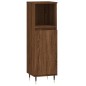 vidaXL Armadietto Bagno Rovere Marrone 30x30x100 cm Legno Multistrato vidaXL Armadietto Bagno Rovere Marrone 30x30x100 cm Legno Multistrato