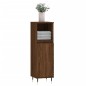 vidaXL Armadietto Bagno Rovere Marrone 30x30x100 cm Legno Multistrato vidaXL Armadietto Bagno Rovere Marrone 30x30x100 cm Legno Multistrato