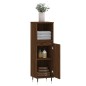 vidaXL Armadietto Bagno Rovere Marrone 30x30x100 cm Legno Multistrato vidaXL Armadietto Bagno Rovere Marrone 30x30x100 cm Legno Multistrato