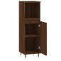 vidaXL Armadietto Bagno Rovere Marrone 30x30x100 cm Legno Multistrato vidaXL Armadietto Bagno Rovere Marrone 30x30x100 cm Legno Multistrato