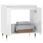 vidaXL Armadietto Bagno Bianco Lucido 58x33x60cm in Legno Multistrato