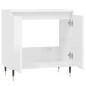 vidaXL Armadietto Bagno Bianco Lucido 58x33x60cm in Legno Multistrato