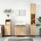 vidaXL Mobile da Bagno Rovere Sonoma 58x33x60 cm in Legno Multistrato vidaXL Mobile da Bagno Rovere Sonoma 58x33x60 cm in Legno Multistrato