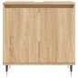vidaXL Mobile da Bagno Rovere Sonoma 58x33x60 cm in Legno Multistrato vidaXL Mobile da Bagno Rovere Sonoma 58x33x60 cm in Legno Multistrato