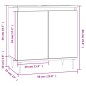 vidaXL Mobile da Bagno Rovere Sonoma 58x33x60 cm in Legno Multistrato vidaXL Mobile da Bagno Rovere Sonoma 58x33x60 cm in Legno Multistrato