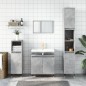 vidaXL Armadietto da Bagno Grigio Cemento 58x33x60cm Legno Multistrato vidaXL Armadietto da Bagno Grigio Cemento 58x33x60cm Legno Multistrato