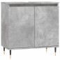 vidaXL Armadietto da Bagno Grigio Cemento 58x33x60cm Legno Multistrato vidaXL Armadietto da Bagno Grigio Cemento 58x33x60cm Legno Multistrato