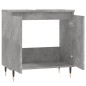 vidaXL Armadietto da Bagno Grigio Cemento 58x33x60cm Legno Multistrato vidaXL Armadietto da Bagno Grigio Cemento 58x33x60cm Legno Multistrato