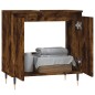 vidaXL Armadietto Bagno Rovere Fumo 58x33x60 cm in Legno Multistrato vidaXL Armadietto Bagno Rovere Fumo 58x33x60 cm in Legno Multistrato