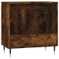 vidaXL Armadietto Bagno Rovere Fumo 58x33x60 cm in Legno Multistrato vidaXL Armadietto Bagno Rovere Fumo 58x33x60 cm in Legno Multistrato