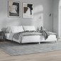vidaXL Giroletto Bianco Lucido 200x200 cm in Legno Multistrato vidaXL Giroletto Bianco Lucido 200x200 cm in Legno Multistrato