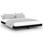 vidaXL Giroletto Nero 150x200 cm in Legno Multistrato