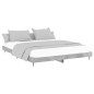 vidaXL Giroletto Grigio Cemento 140x200 cm in Legno Multistrato