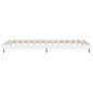 vidaXL Giroletto Bianco 100x200 cm in Legno Massello vidaXL Giroletto Bianco 100x200 cm in Legno Massello