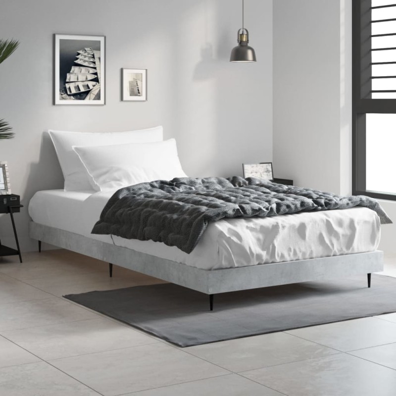 vidaXL Giroletto Grigio Cemento 100x200 cm in Legno Multistrato vidaXL Giroletto Grigio Cemento 100x200 cm in Legno Multistrato