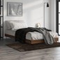 vidaXL Giroletto Rovere Marrone 100x200 cm in Legno Multistrato