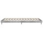 vidaXL Giroletto Grigio Cemento 90x200 cm in Legno Multistrato vidaXL Giroletto Grigio Cemento 90x200 cm in Legno Multistrato