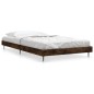 vidaXL Giroletto Rovere Fumo 90x200 cm in Legno Multistrato