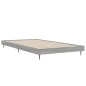 vidaXL Giroletto Grigio Sonoma 90x200 cm in Legno Multistrato vidaXL Giroletto Grigio Sonoma 90x200 cm in Legno Multistrato