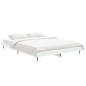vidaXL Giroletto Bianco 140x190 cm in Legno Multistrato vidaXL Giroletto Bianco 140x190 cm in Legno Multistrato