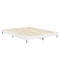 vidaXL Giroletto Bianco 140x190 cm in Legno Multistrato vidaXL Giroletto Bianco 140x190 cm in Legno Multistrato