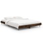vidaXL Giroletto senza Materasso Rovere Fumo 140x190 cm in Truciolato vidaXL Giroletto senza Materasso Rovere Fumo 140x190 cm in Truciolato