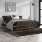 vidaXL Giroletto senza Materasso Rovere Fumo 140x190 cm in Truciolato vidaXL Giroletto senza Materasso Rovere Fumo 140x190 cm in Truciolato