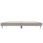 vidaXL Giroletto Grigio Sonoma 140x190 cm in Legno Multistrato vidaXL Giroletto Grigio Sonoma 140x190 cm in Legno Multistrato