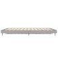 vidaXL Giroletto Grigio Sonoma 140x190 cm in Legno Multistrato vidaXL Giroletto Grigio Sonoma 140x190 cm in Legno Multistrato