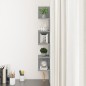 Mensola Angolare Grigio Sonoma 20x20x127,5 cm Legno Multistrato Mensola Angolare Grigio Sonoma 20x20x127,5 cm Legno Multistrato