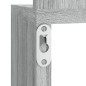 Mensola Angolare Grigio Sonoma 20x20x127,5 cm Legno Multistrato Mensola Angolare Grigio Sonoma 20x20x127,5 cm Legno Multistrato
