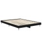 vidaXL Giroletto Nero 135x190 cm in Legno Multistrato vidaXL Giroletto Nero 135x190 cm in Legno Multistrato