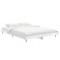 vidaXL Giroletto Bianco Lucido 135x190 cm in Legno Multistrato vidaXL Giroletto Bianco Lucido 135x190 cm in Legno Multistrato