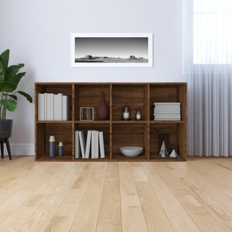 Libreria/Credenza Rovere Marrone 66x30x130 cm Legno Multistrato Libreria/Credenza Rovere Marrone 66x30x130 cm Legno Multistrato