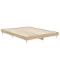 vidaXL Giroletto Rovere Sonoma 135x190 cm in Legno Multistrato vidaXL Giroletto Rovere Sonoma 135x190 cm in Legno Multistrato