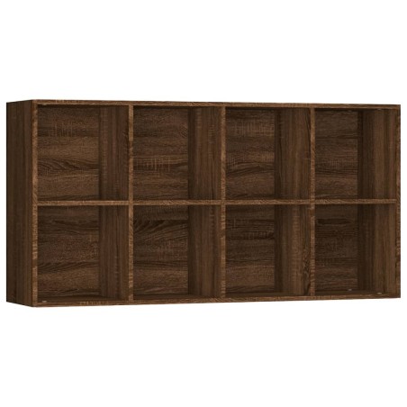 Libreria/Credenza Rovere Marrone 66x30x130 cm Legno Multistrato